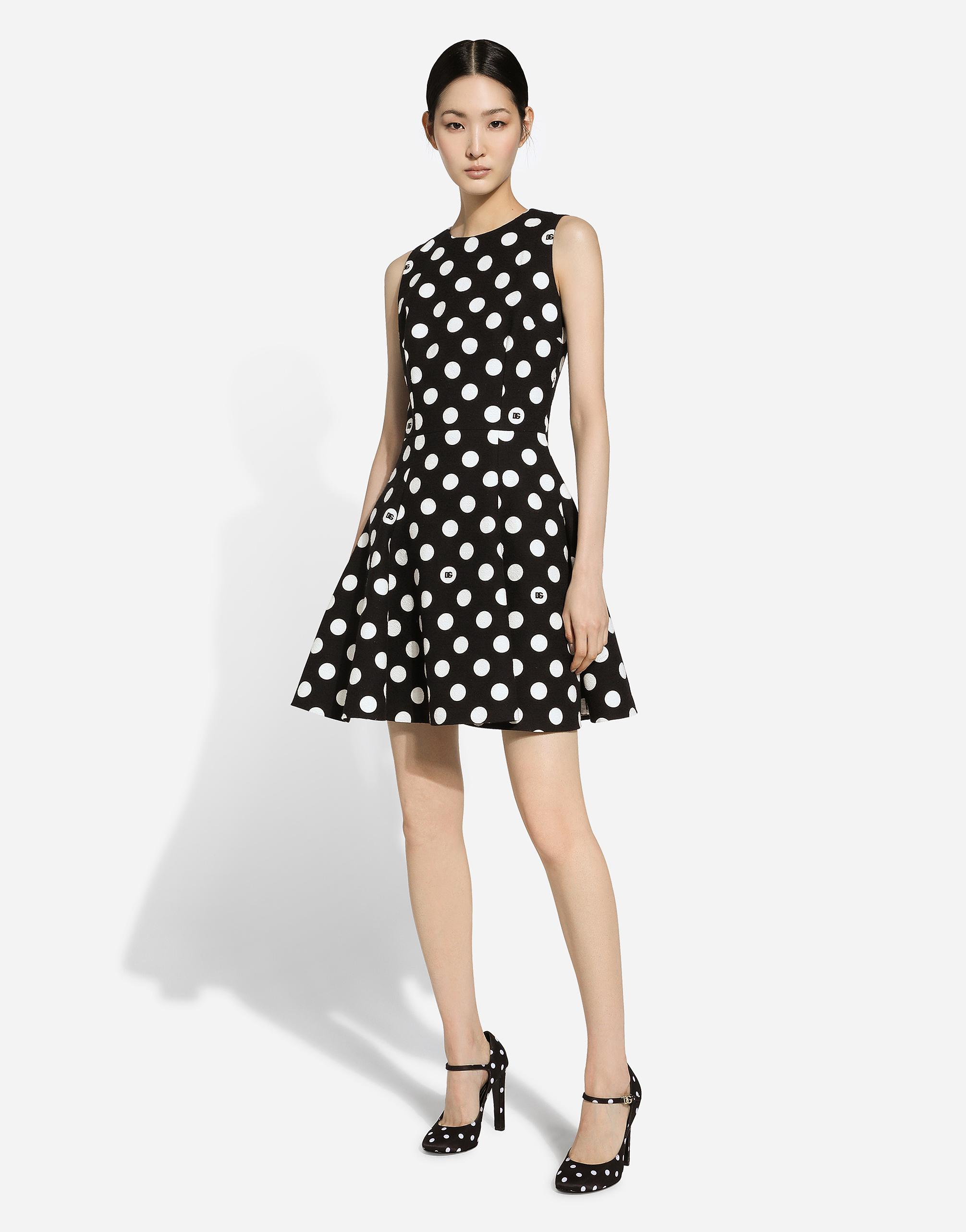 Polka-dot Cotton Minidress In プリ Product Image