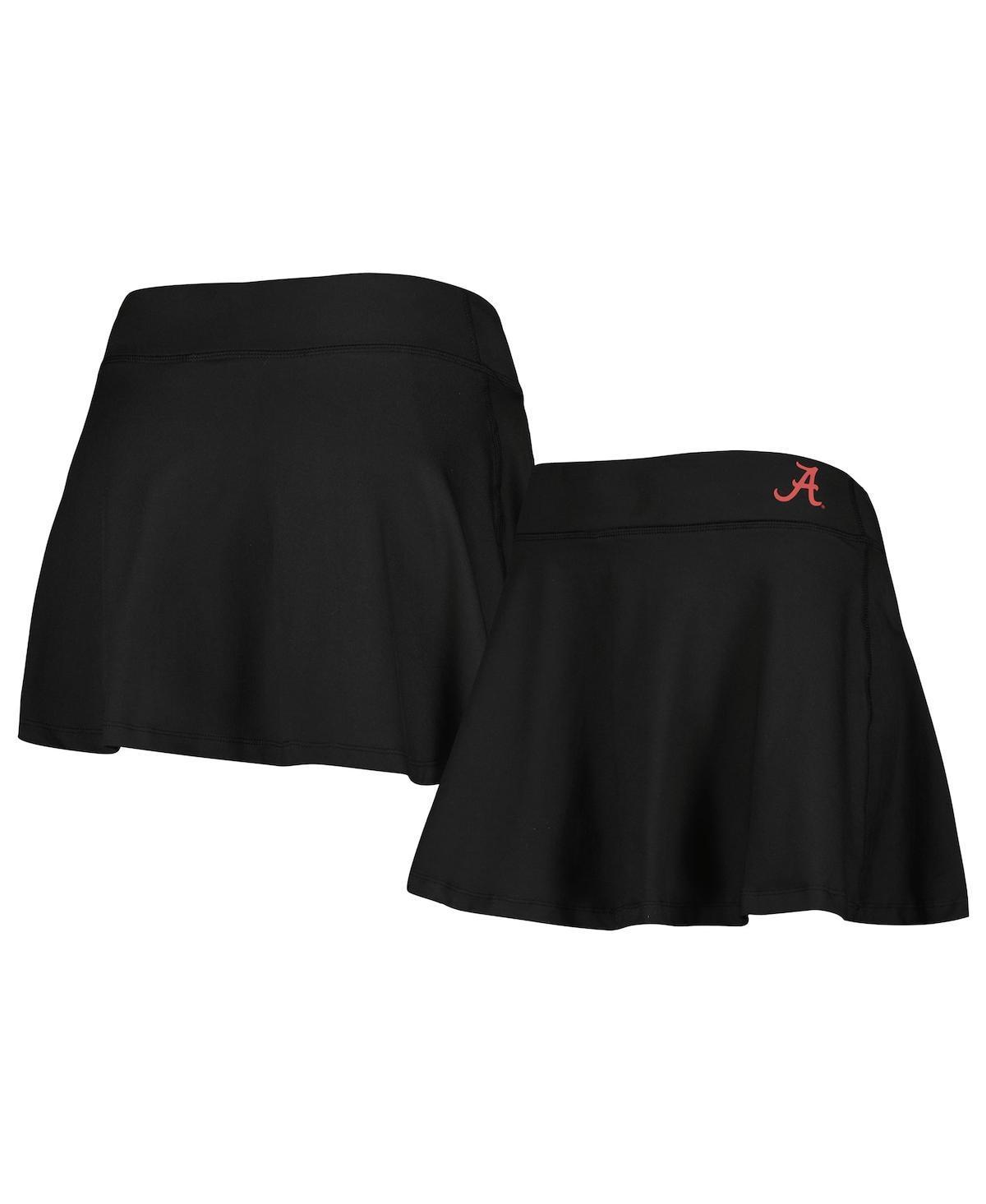 Womens ZooZatz Black Alabama Crimson Tide Flowy Skort Product Image