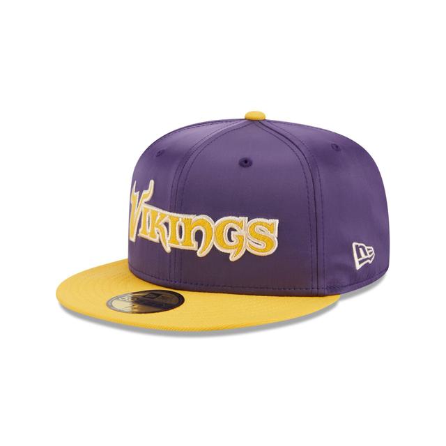 Minnesota Vikings Satin 59FIFTY Fitted Hat Male Product Image