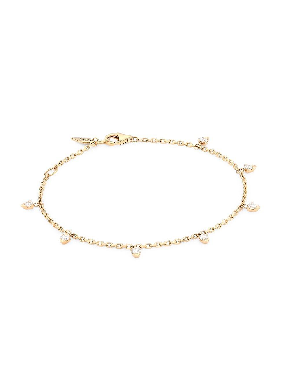 Womens Sunlight 18K Rose Gold & Diamond Charm Bracelet Product Image