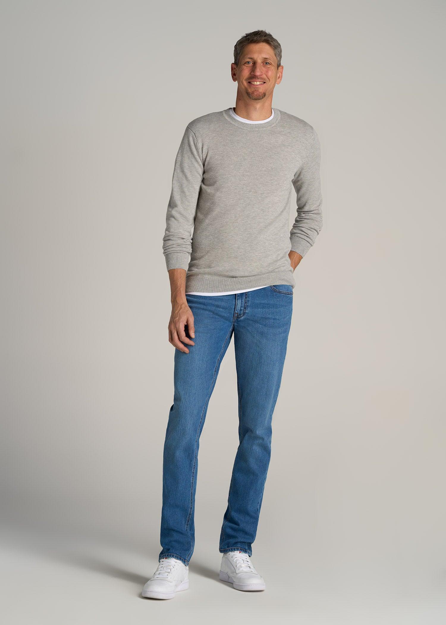 Carman TAPERED Jeans for Tall Men in Classic Mid Blue Male Product Image