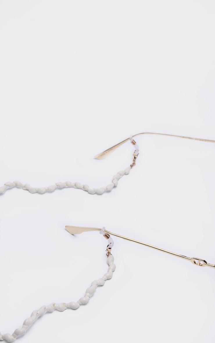 Cream Shell Sunglasses Chain Product Image