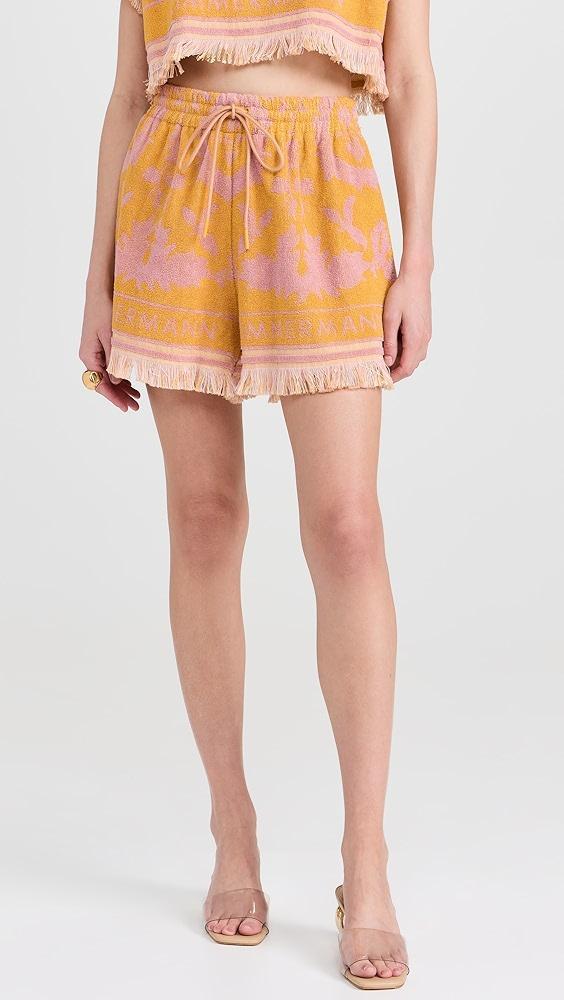 Zimmermann Wylie Toweling Shorts | Shopbop Product Image