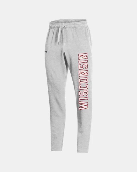 Mens UA Rival Fleece Collegiate Open Bottom Pants Product Image