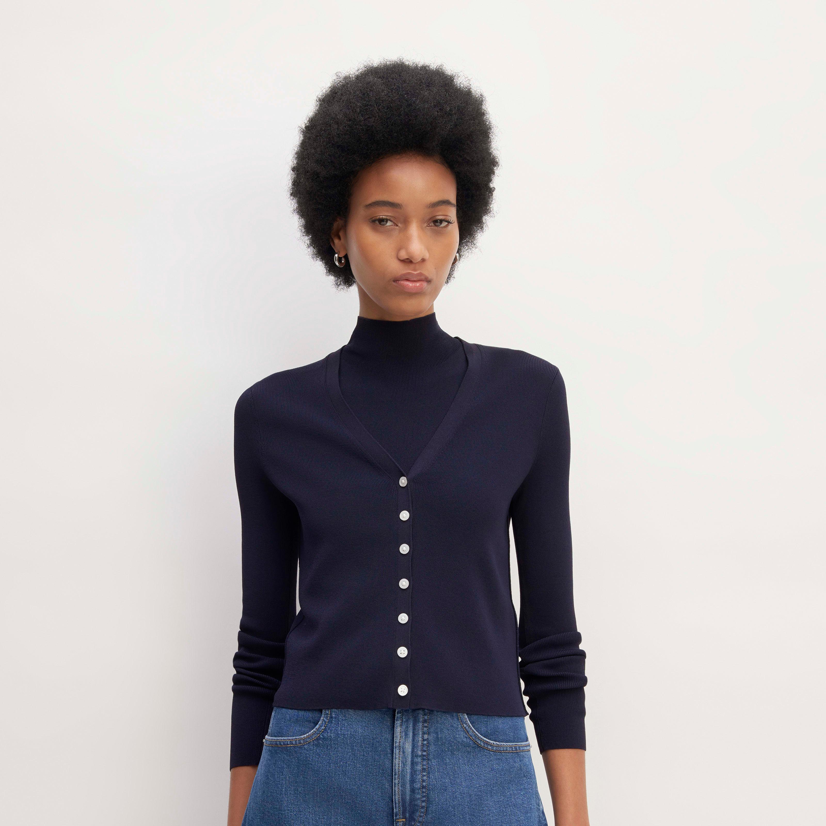 The Viscose Knit Cardigan Product Image