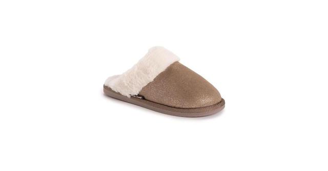 MUK LUKS Annika Womens Scuff Slippers Brown Product Image