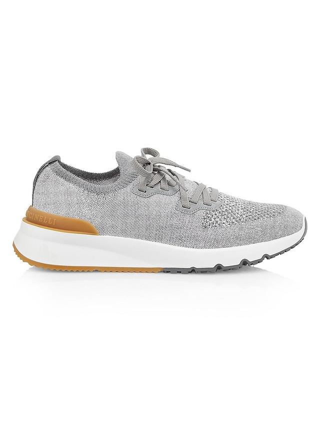 Mens Knit Low-Top Sneakers Product Image