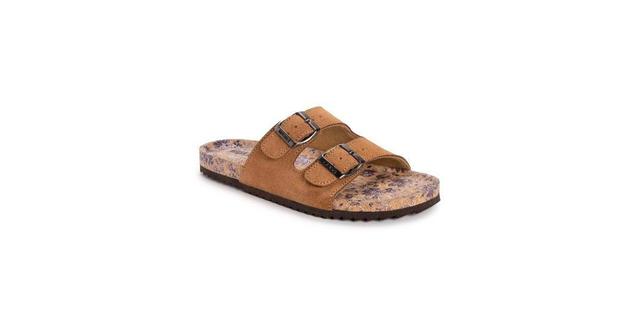 MUK LUKS Tessa Tera Turf Womens Slide Sandals Product Image