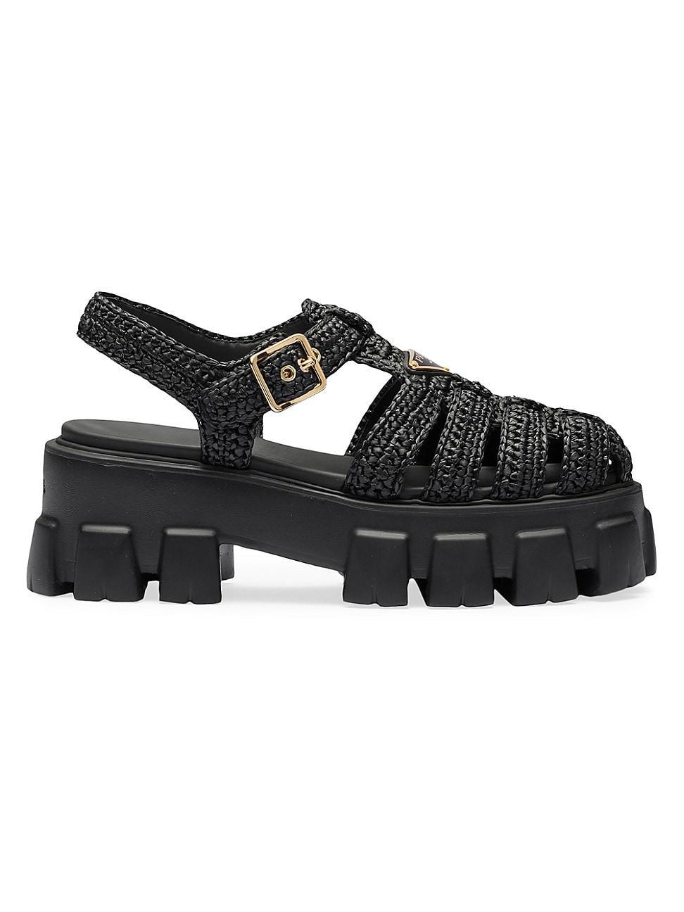 Womens Monolith Crochet Cage Sandals Product Image