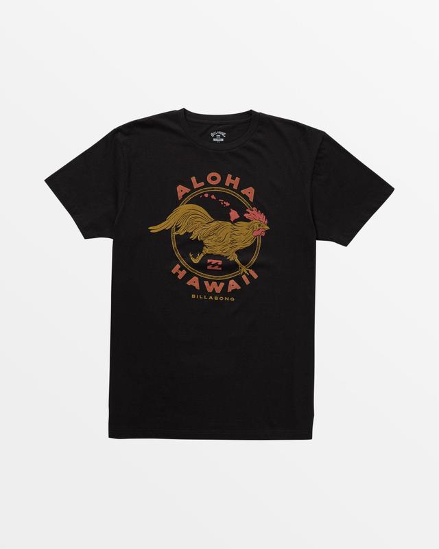 Aloha Rooster T-Shirt - Black Male Product Image