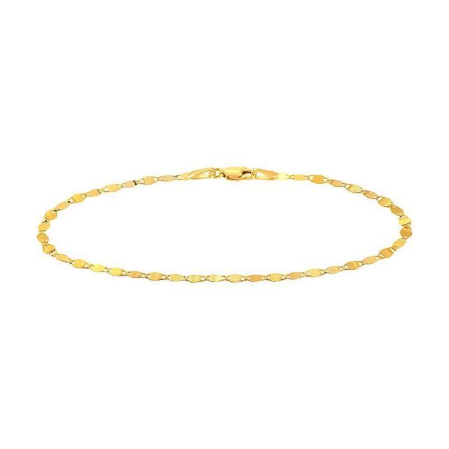 14k Gold Valentino Chain Bracelet, Womens Yellow Product Image