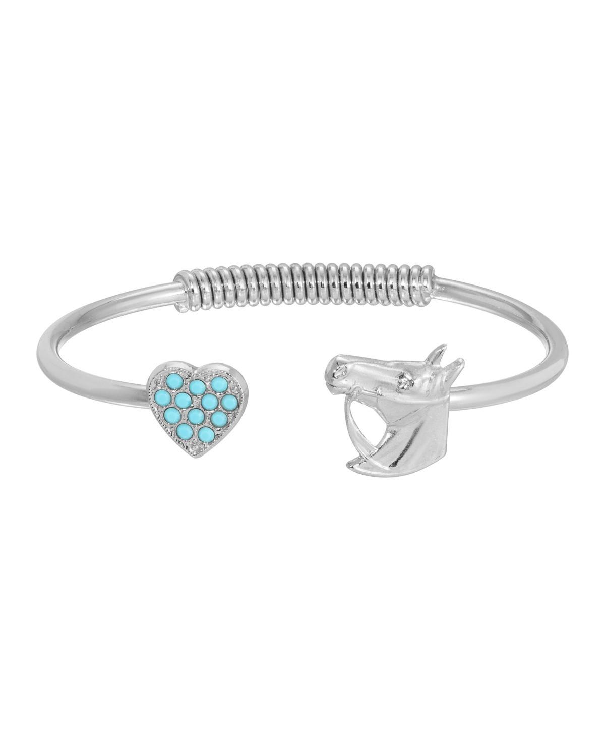 2028 Crystal Heart Cuff Bracelet Product Image