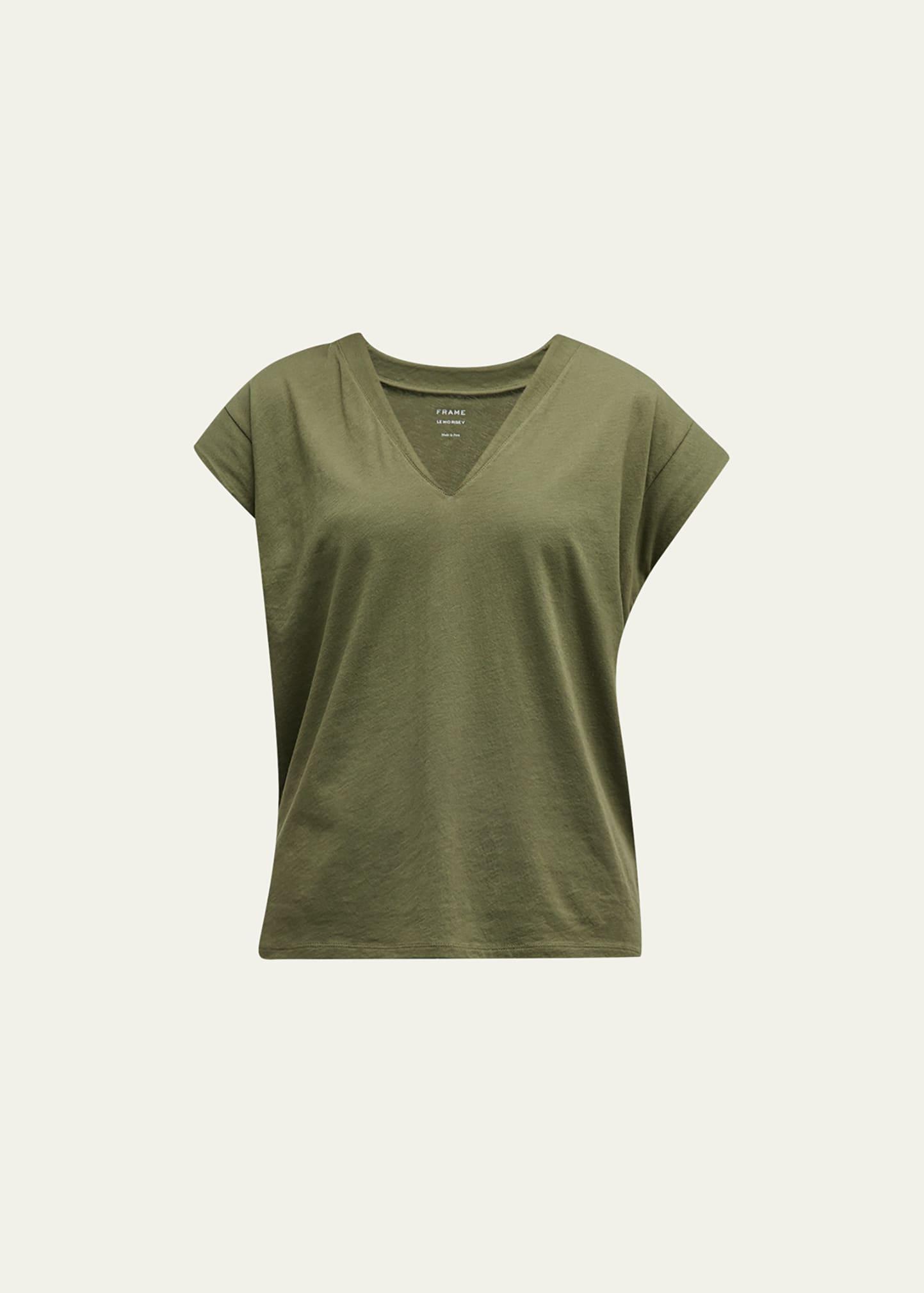 Le Mid Rise V-Neck Tee Product Image