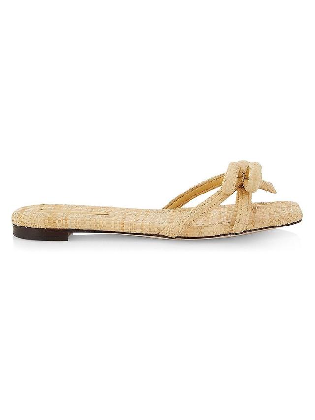 Womens Hadley Raffia Bow Sandals Product Image