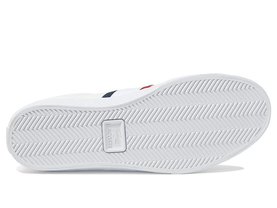 Lacoste Lerond Pro Tri 123 1 (White/Navy/Red) Men's Shoes Product Image