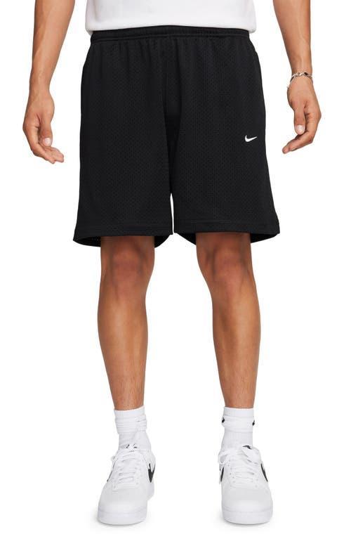 Nike Mens Nike Solo Swoosh Mesh Shorts - Mens Thunder/White Product Image