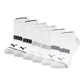 PUMA Half-Terry Low-Cut Women's Socks [3 Pairs] in White/Black Product Image