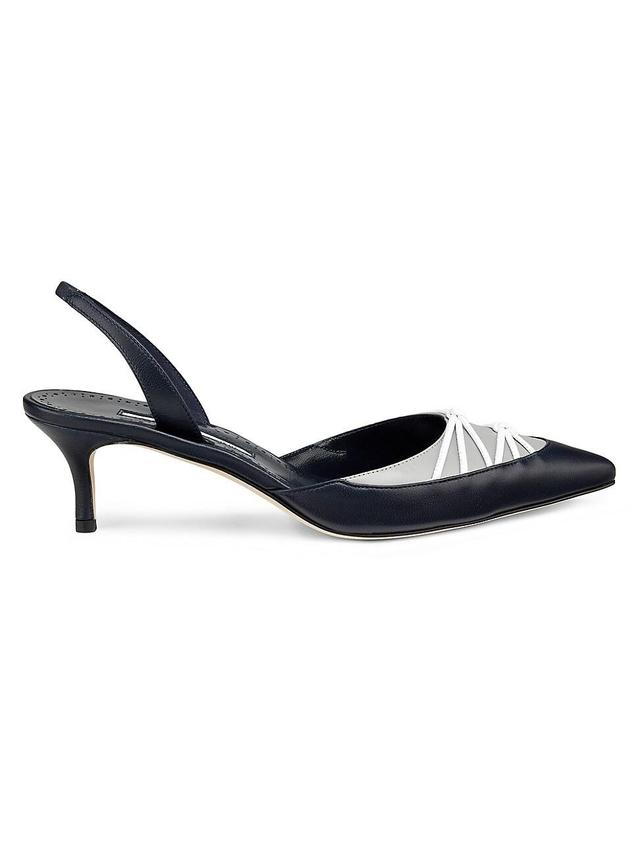 Womens Maretsli Leather Slingback Pumps Product Image