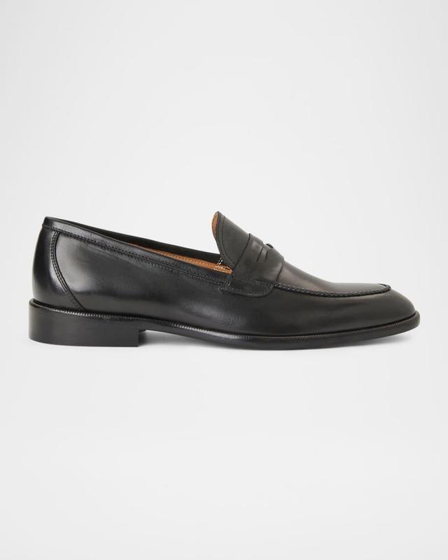 Mens Arden Leather Penny Loafers Product Image