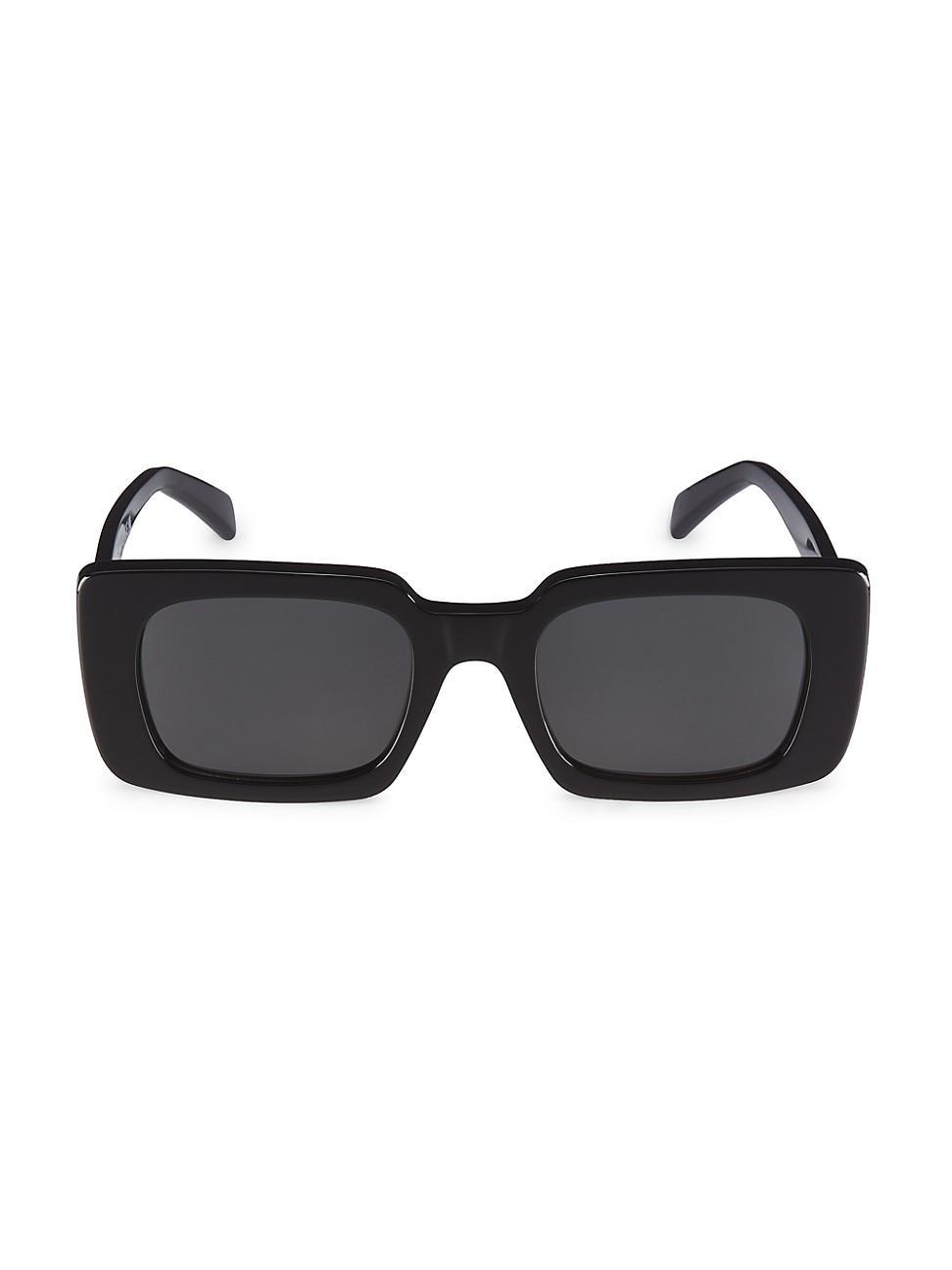 Womens 51MM Rectangle Sunglasses Product Image