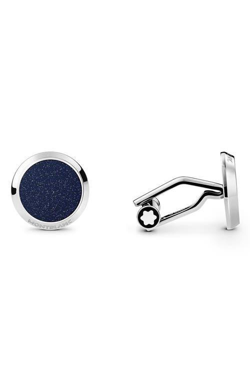 Mens Goldstone & Stainless Steel Cuff Links Product Image