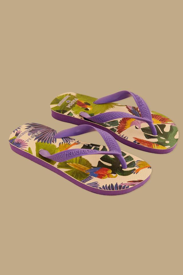 Farm Passaros Pintados Havaianas Sandals, PURPLE / 5-6 Product Image