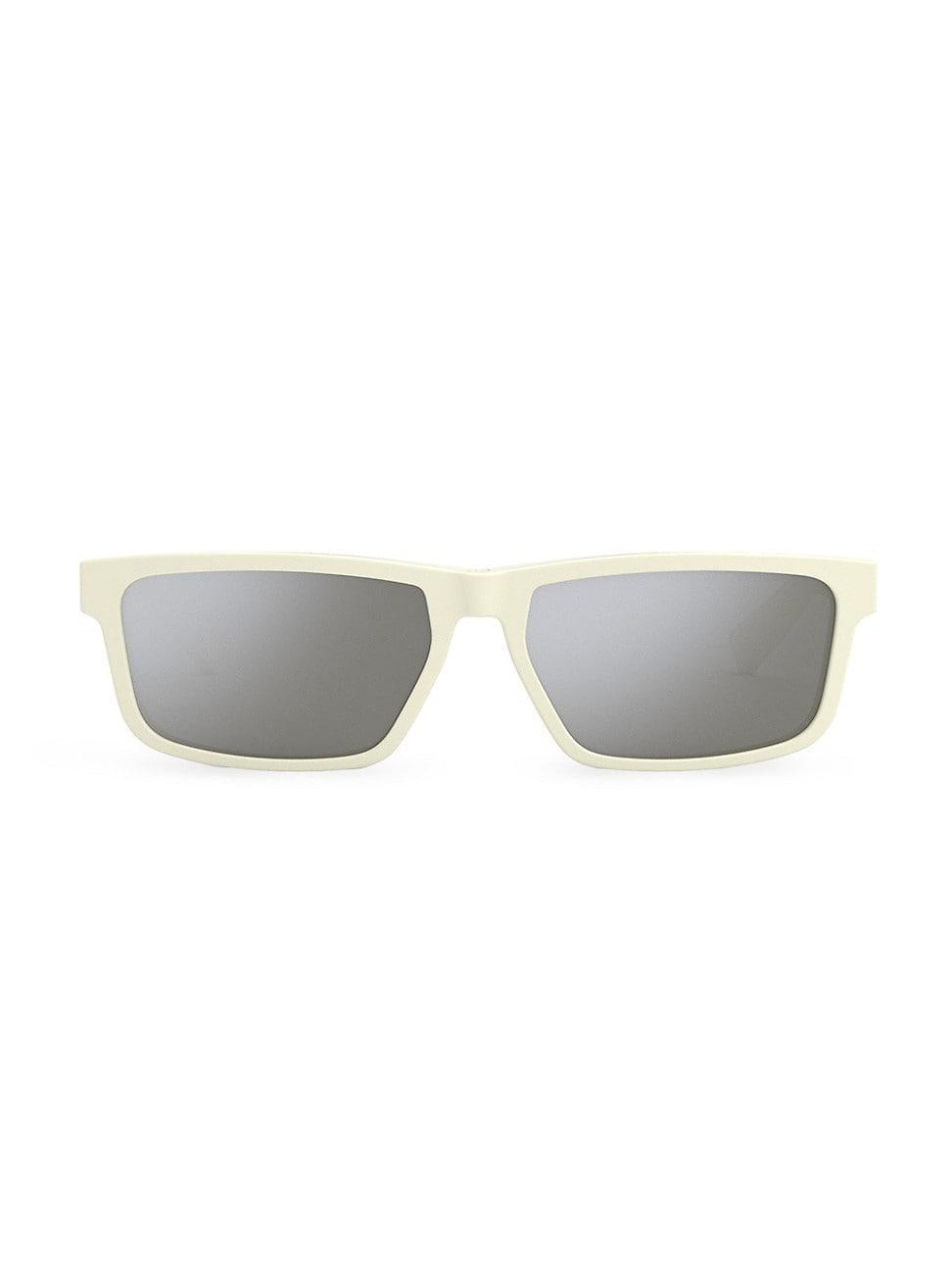 Mens DioRider S2U 57MM Rectangular Sunglasses Product Image