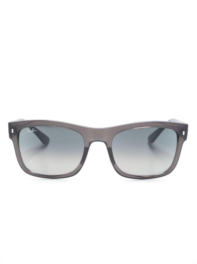 RAY BAN Square-frame Gradient-lenses Sunglasses In Grey Product Image