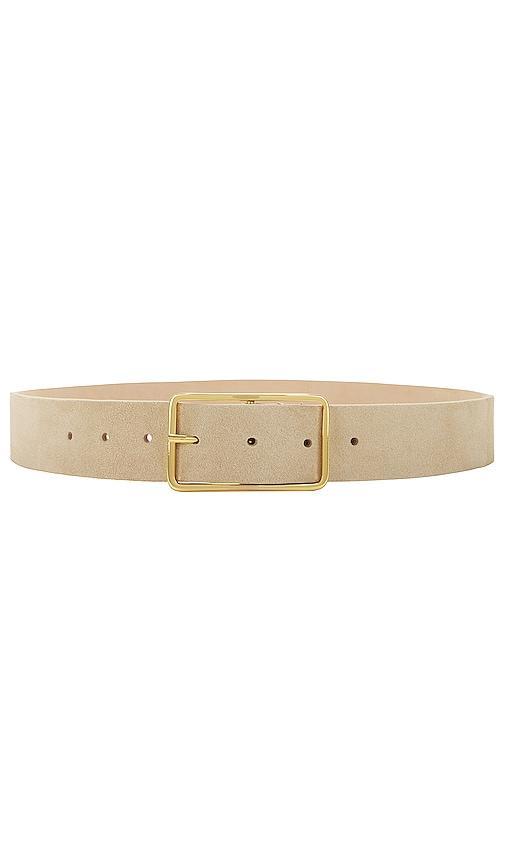 B-Low the Belt Milla Suede Belt in Light Sand & Gold - Beige. Size XS (also in S). Product Image