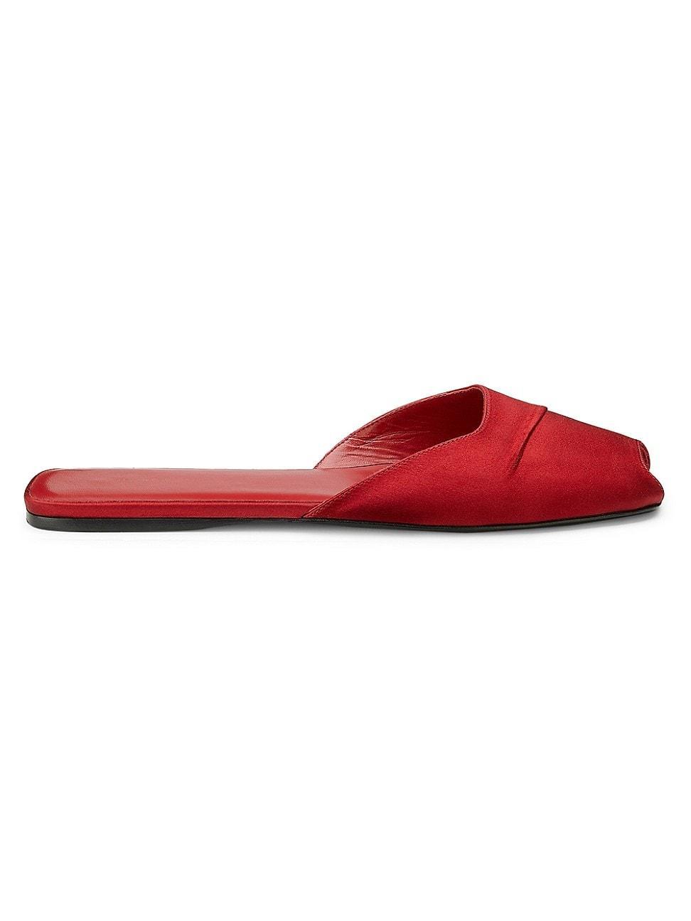 Womens Milla Silk-Blend Mules Product Image