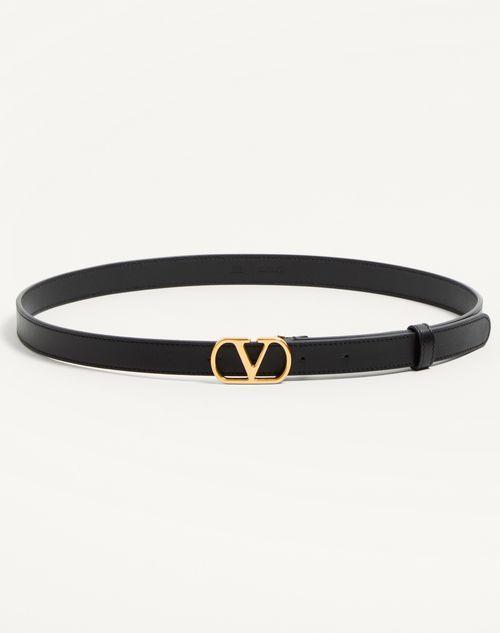 VLOGO SIGNATURE BELT IN SHINY CALFSKIN 20 MM Product Image