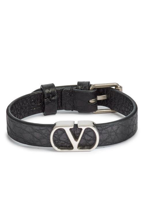 VALENTINO GARAVANI Vlogo Signature Bracelet In Black Product Image