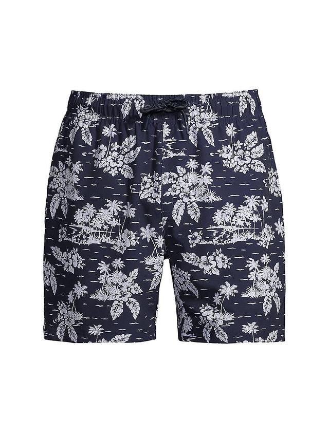 Mens Tropical Swim Trunks Product Image