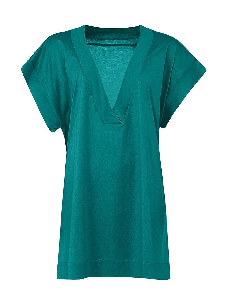 Womens Renee Relaxed V-Neck Cover-Up Product Image