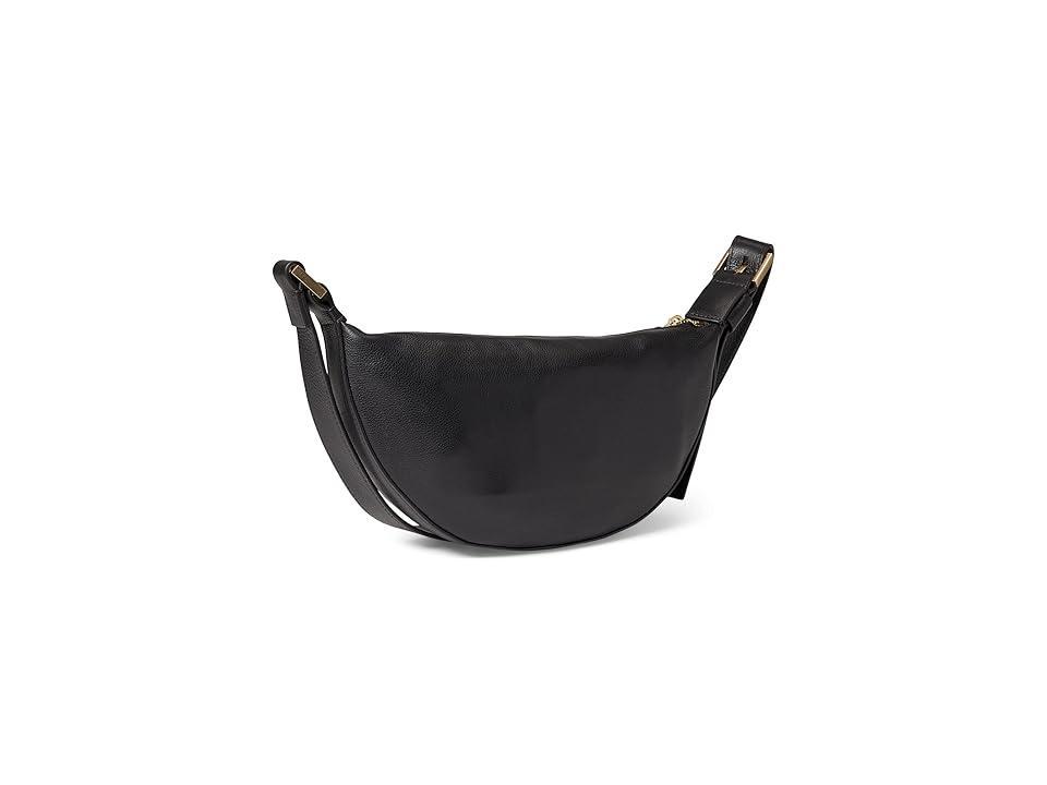 AllSaints Half Moon Leather Crossbody Bag Product Image