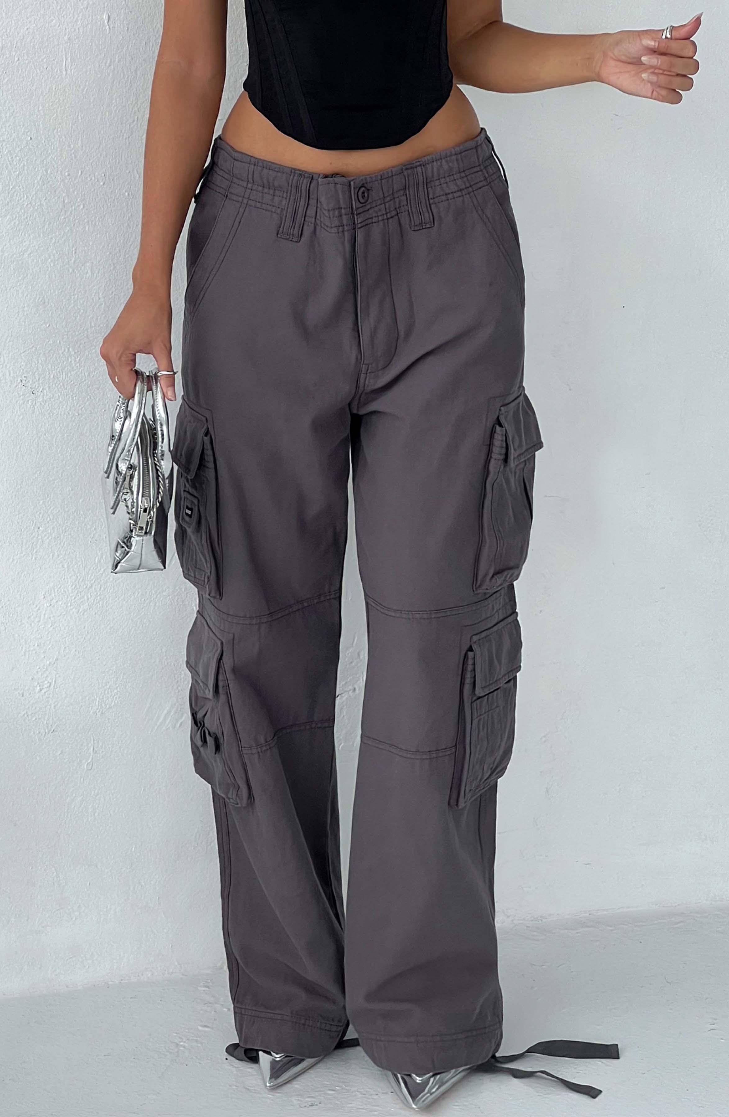 Tinashe Cargo Pants - Charcoal product image