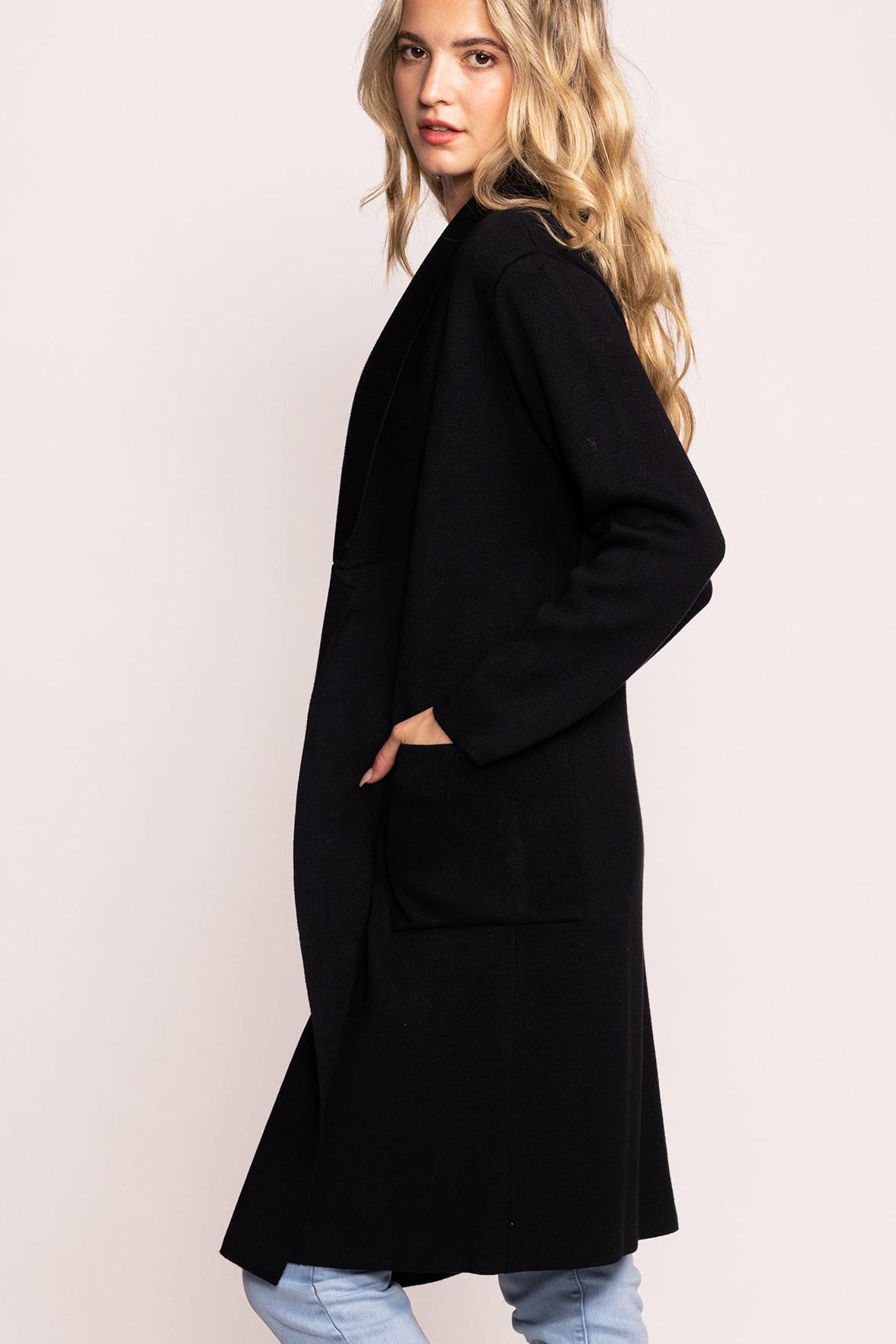 The Aria Coat- Black Product Image