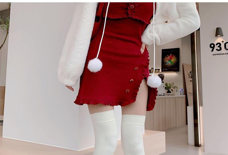 Plain Over The Knee Socks Product Image