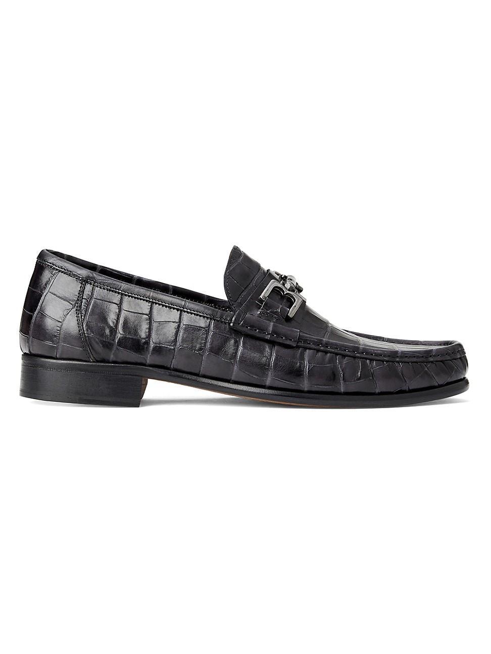 Bruno Magli Mens Trieste Leather Bit Loafers Product Image