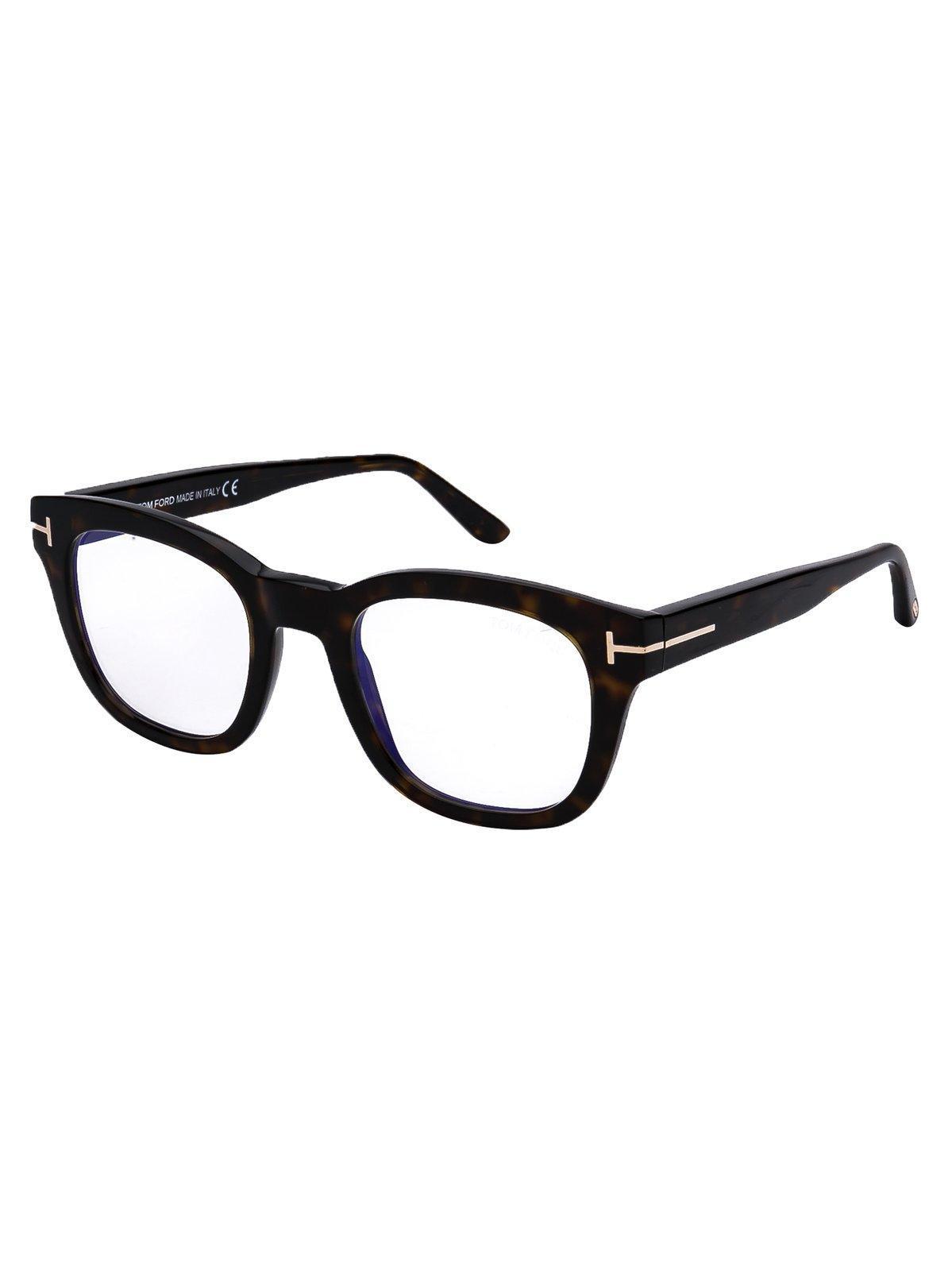 TOM FORD Square Frame Glasses In 50052 - Avana Scura Product Image