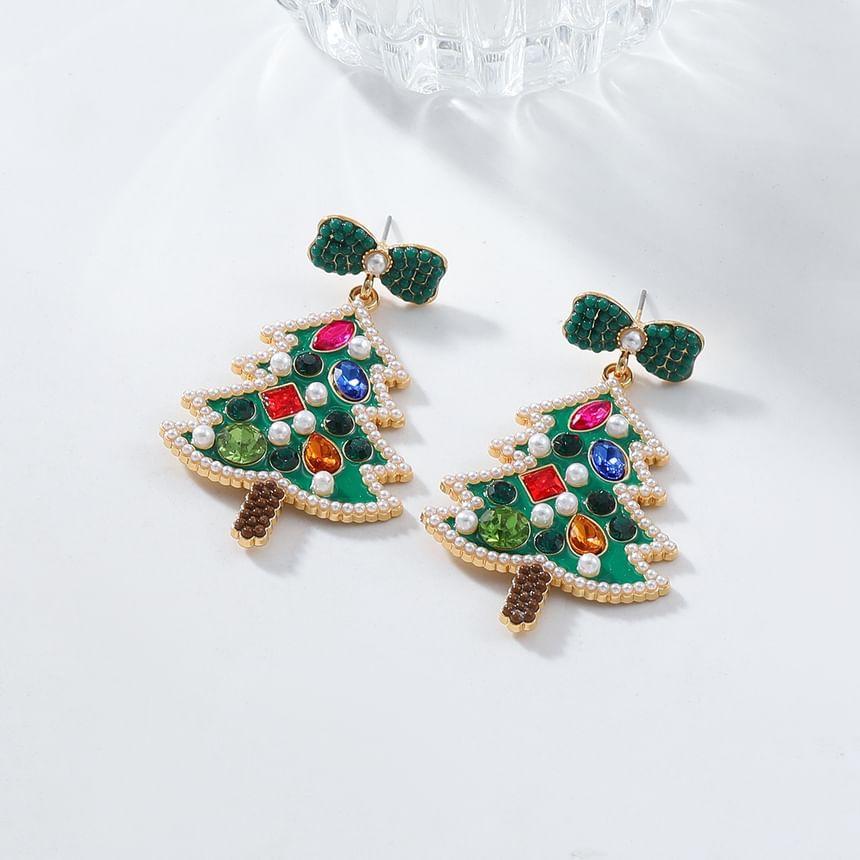 Christmas Tree Dangle Earring Product Image