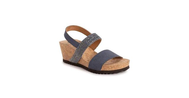 MUK LUKS Wendy Womens Wedge Sandals Product Image