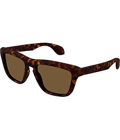 Gucci Mens Twinsburg 55mm Havana Square Sunglasses Product Image