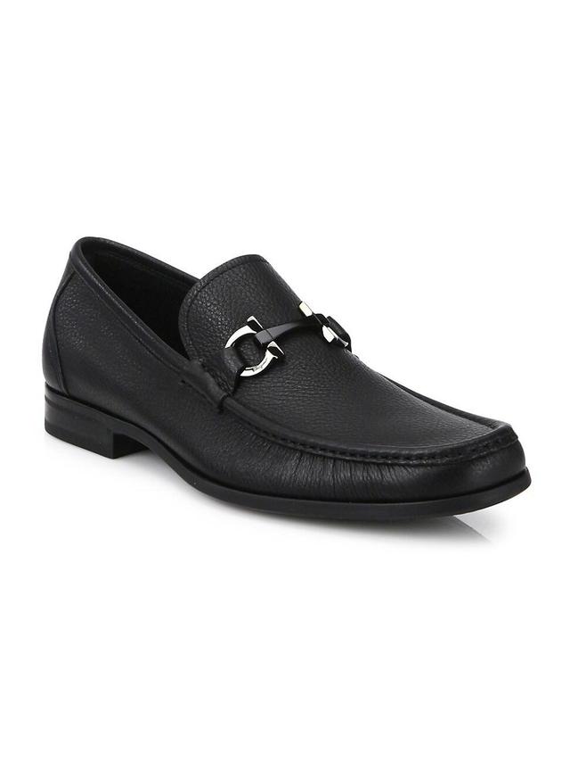 Mens Grandioso Gancini Leather Loafers Product Image