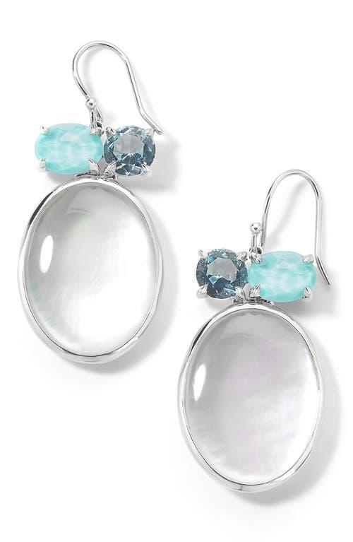 Ippolita Rock Candy Luce 3-Stone Sterling Silver Drop Earrings at Nordstrom Product Image