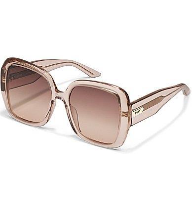 Quay Australia Womens Full Glam 55mm Square Sunglasses Product Image