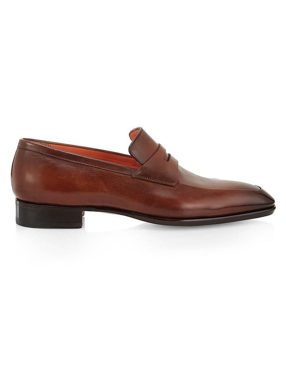 Mens Pierce Leather Penny Loafers Product Image