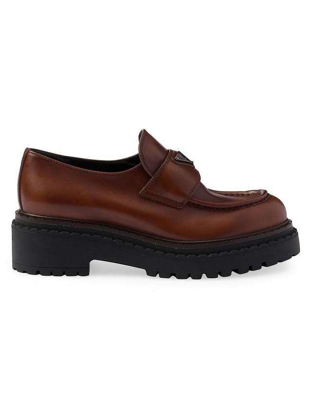 Womens Leather Loafers Product Image