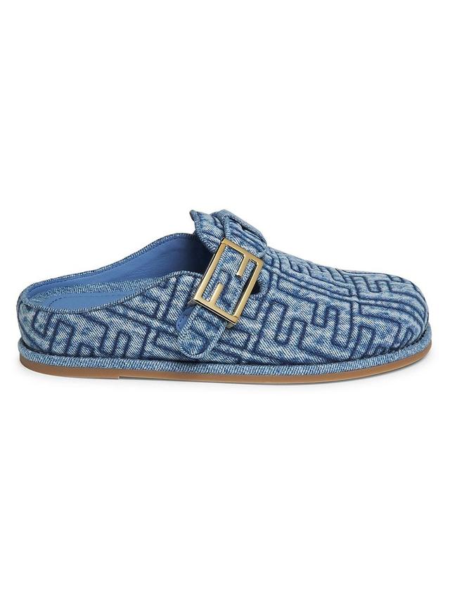 Womens Fendi Feel Cotton Clogs Product Image