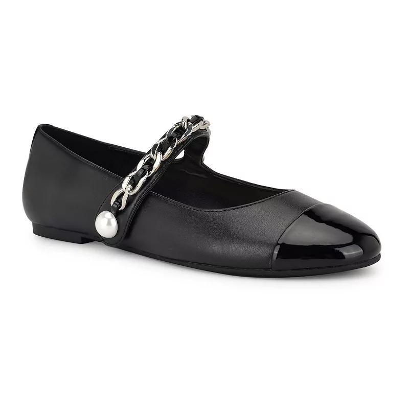 Nine West Platy Womens Mary Jane Ballet Dress Flats Product Image